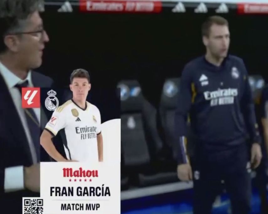 فران غارسيا الرجل الأفضل في مباراة ريال مدريد وسوسيداد