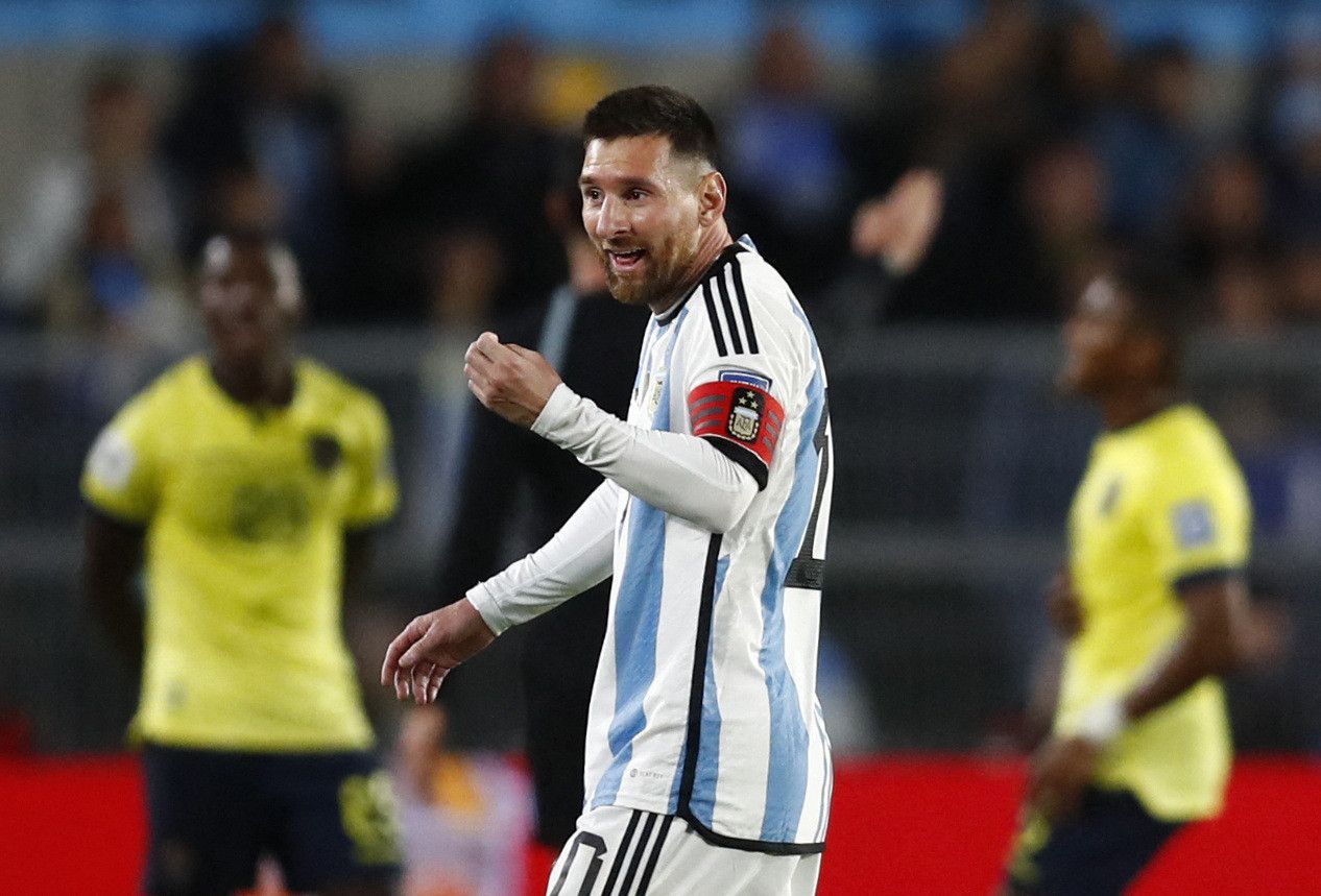 النجم الأرجنتيني ليونيل ميسي في مباراة منتخب بلاده أمام الإكوادور - 8 سبتمبر 2023