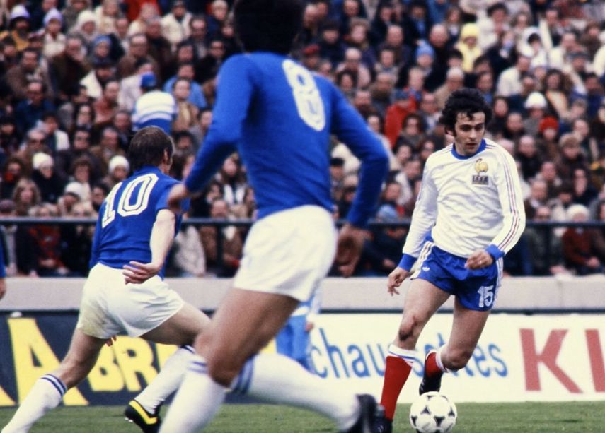 ميشيل بلاتيني حمل الرقم 15 في كأس العالم 1978