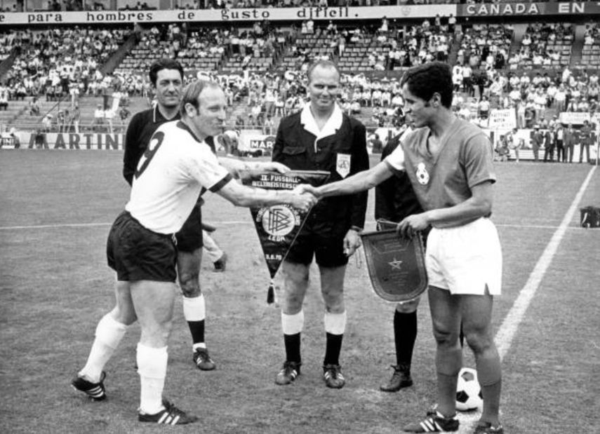 مباراة المغرب وألمانيا الغربية في افتتاح كأس العالم 1970 في المكسيك