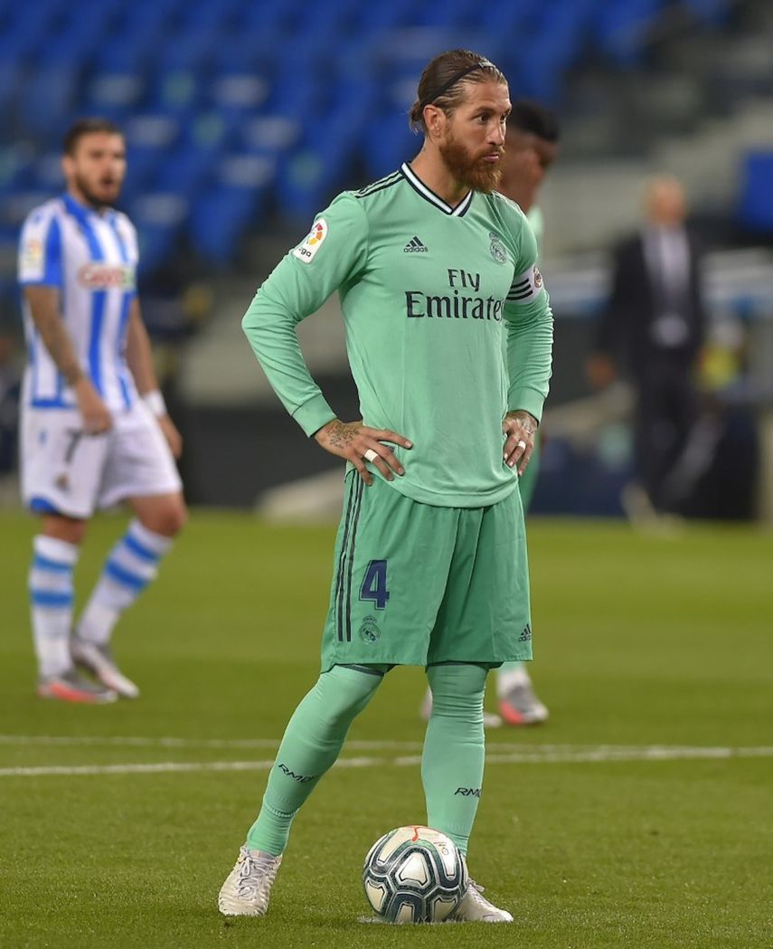 مدافع ريال مدريد الإسباني سيرجيو راموس  - AFP