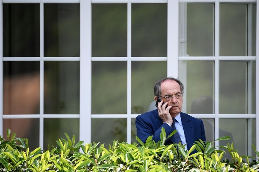 رئيس الاتحاد الفرنسي لكرة القدم نويل لو غايت - AFP" sizes="100vw