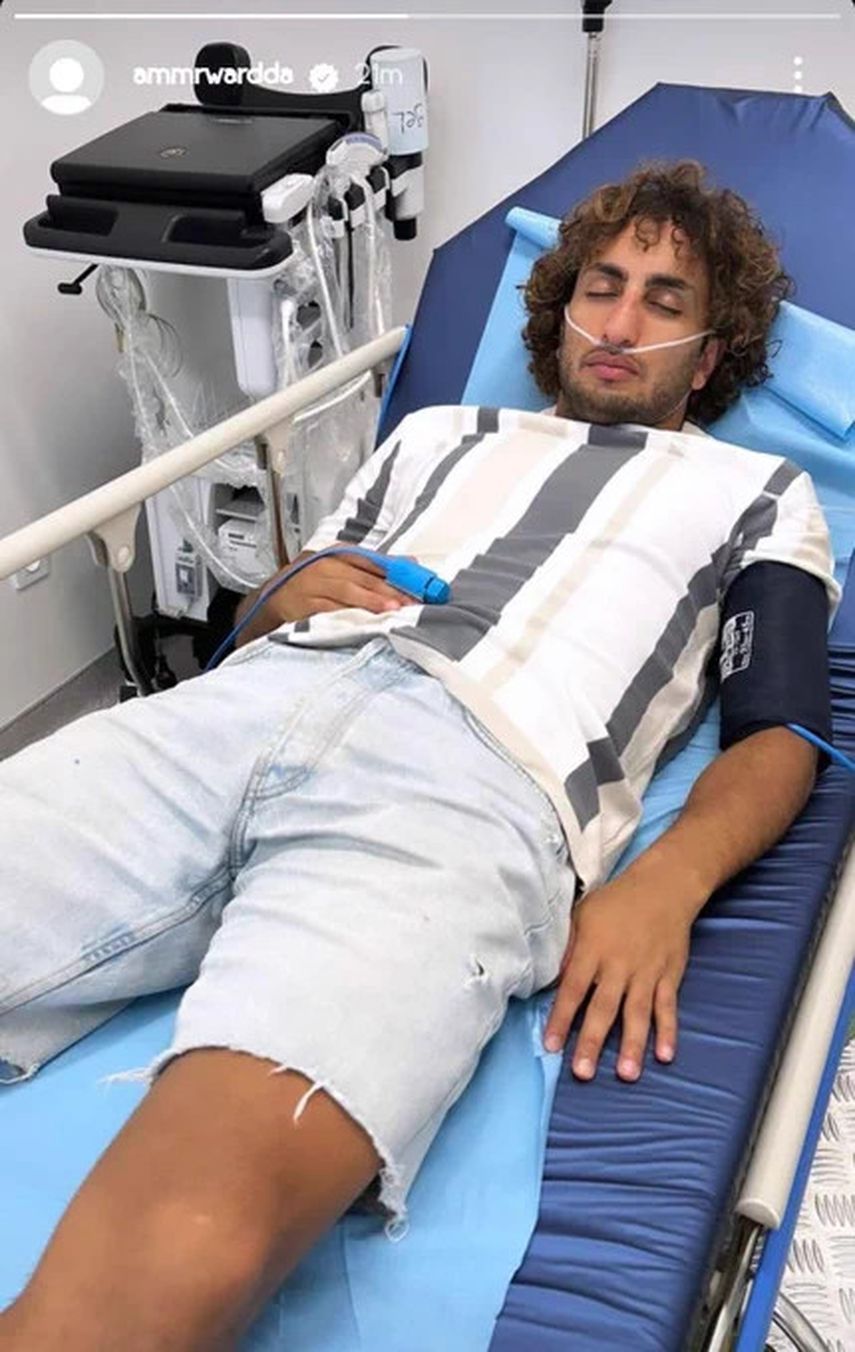 المصري عمرو وردة في أحد المستشفيات المغربية