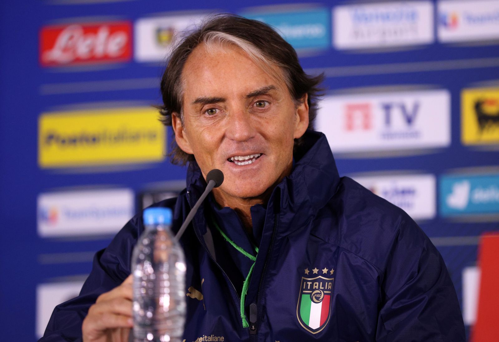 روبرتو مانشيني المدير الفني لمنتخب إيطاليا لكرة القدم 