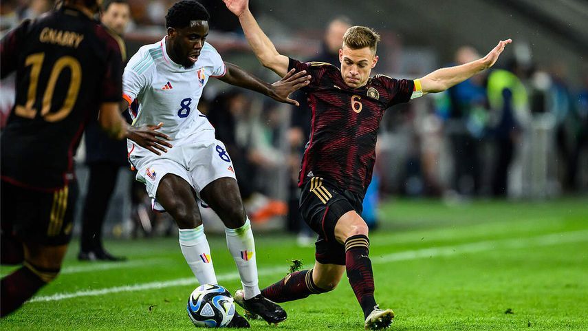 غوشوا كيميتش في مباراة ألمانيا وبلجيكا الودية 28-3-2023
