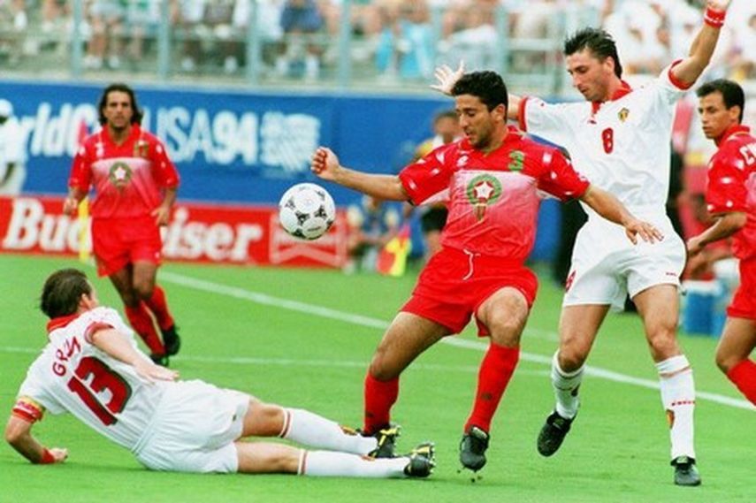 عبد الكريم الحضريوي اللاعب السابق للمنتخب المغربي