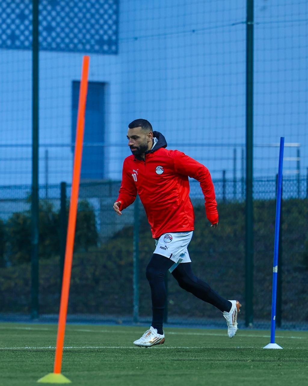 محمد صلاح قائد مصر في مران قبل مواجهة السنغال - 13 يناير 2026