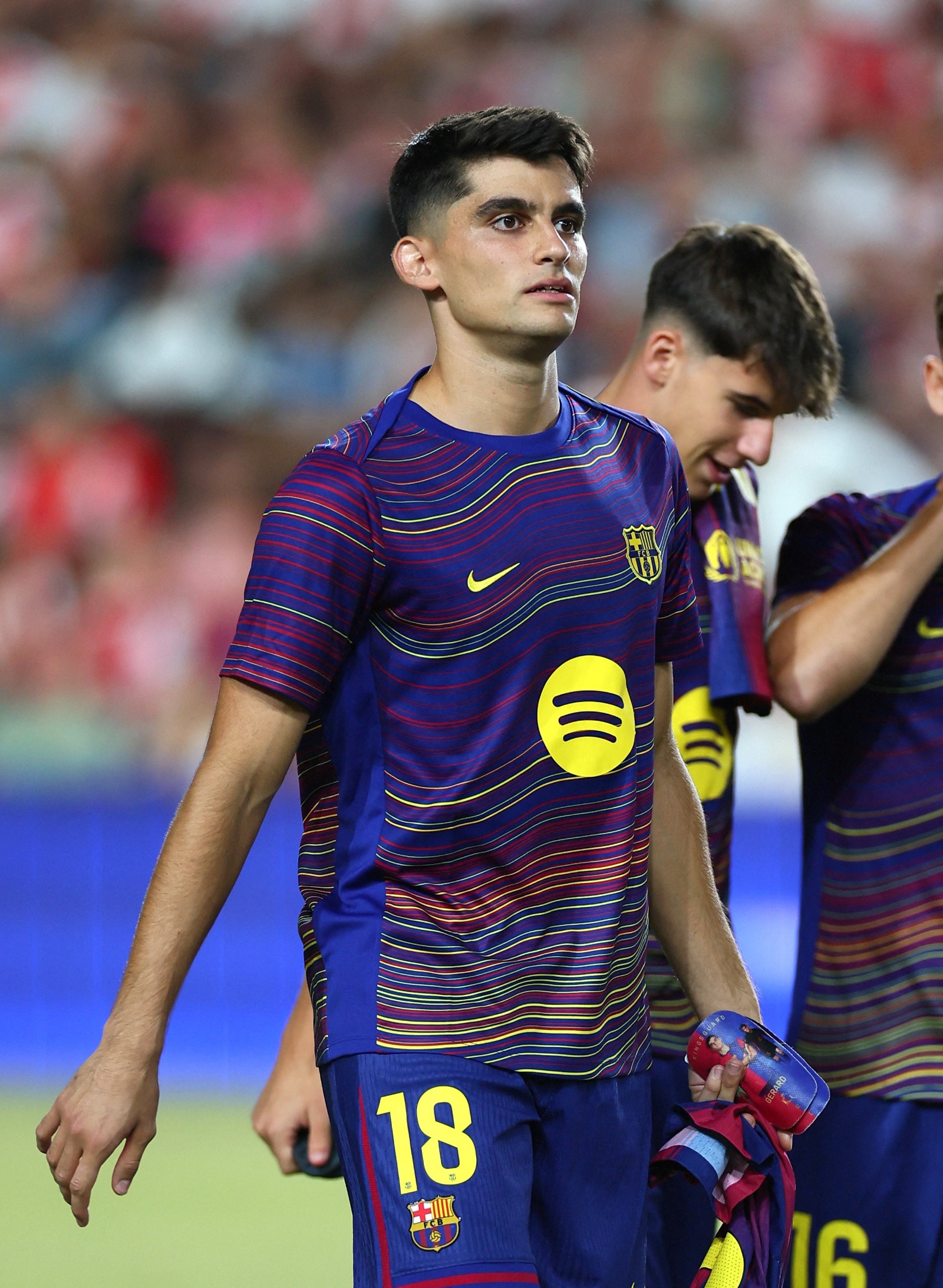 جيرار مارتن مدافع برشلونة قبل مواجهة رايو فايكانو في الدوري الإسباني - 1 سبتمبر 2025