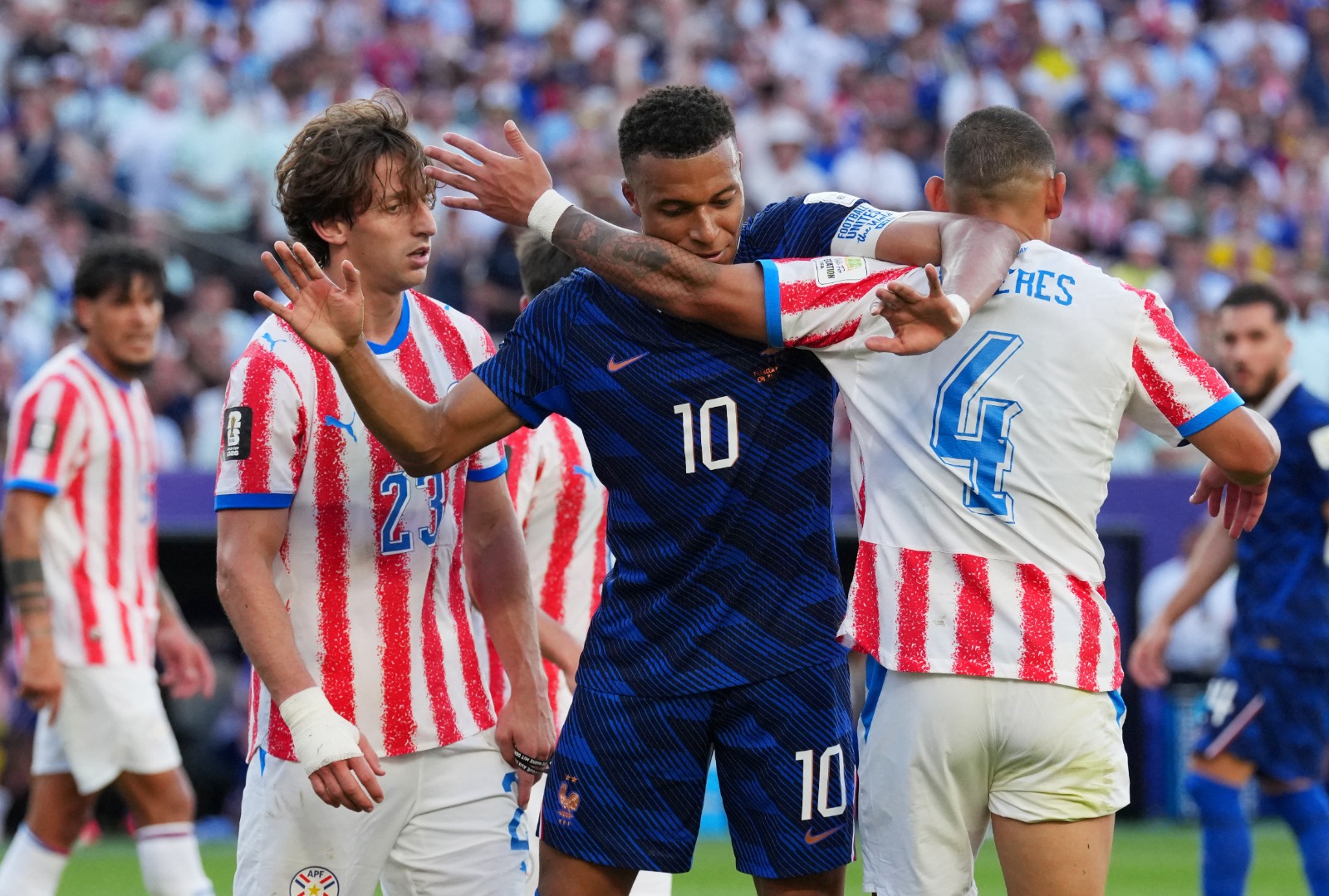 كيليان مبابي مهاجم فرنسا خلال مواجهة باراغواي - 4 يوليو 2026