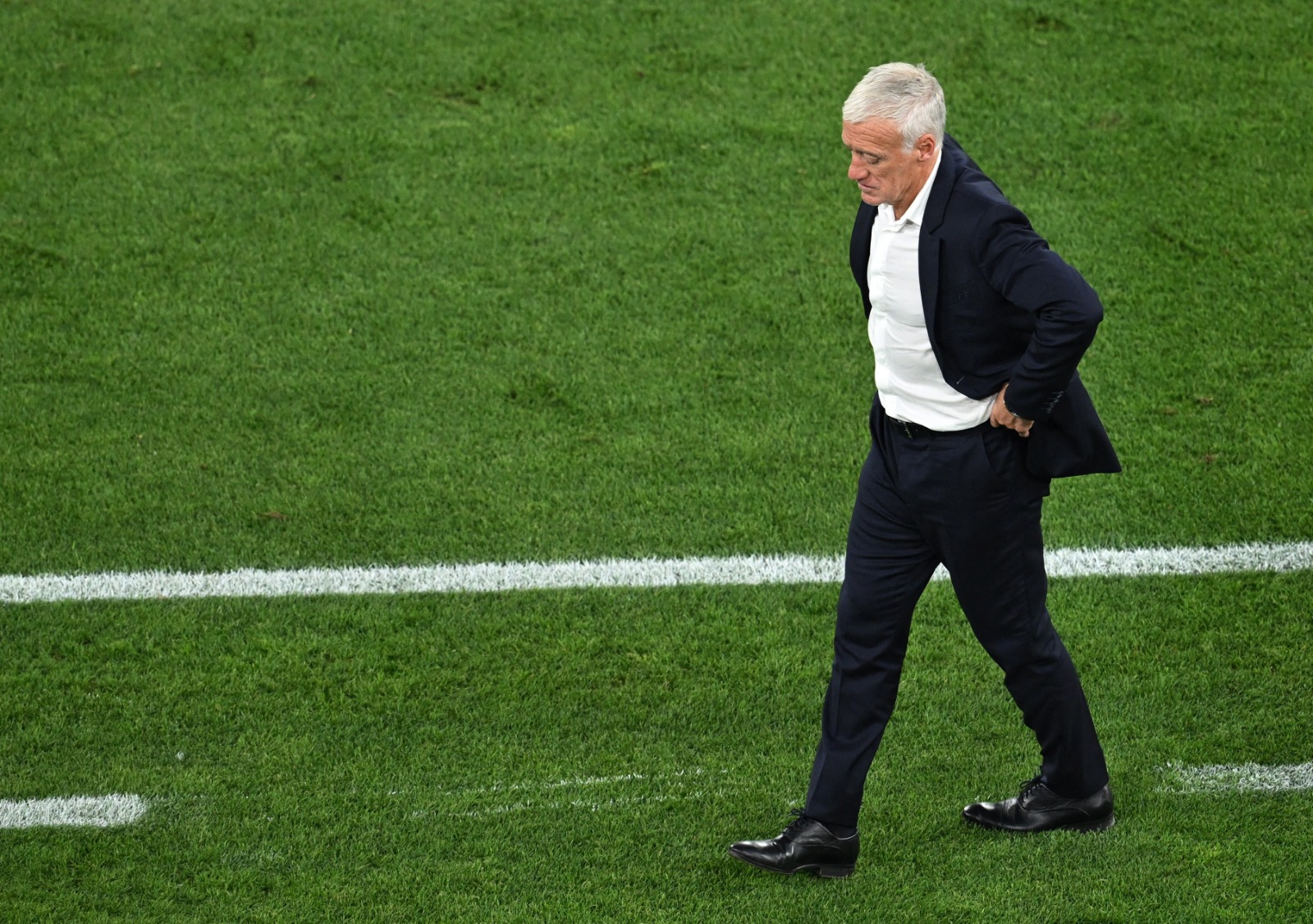 ديدييه ديشان مدرب فرنسا خلال مواجهة إسبانيا بدوري الأمم الأوروبية - 5 يونيو 2025