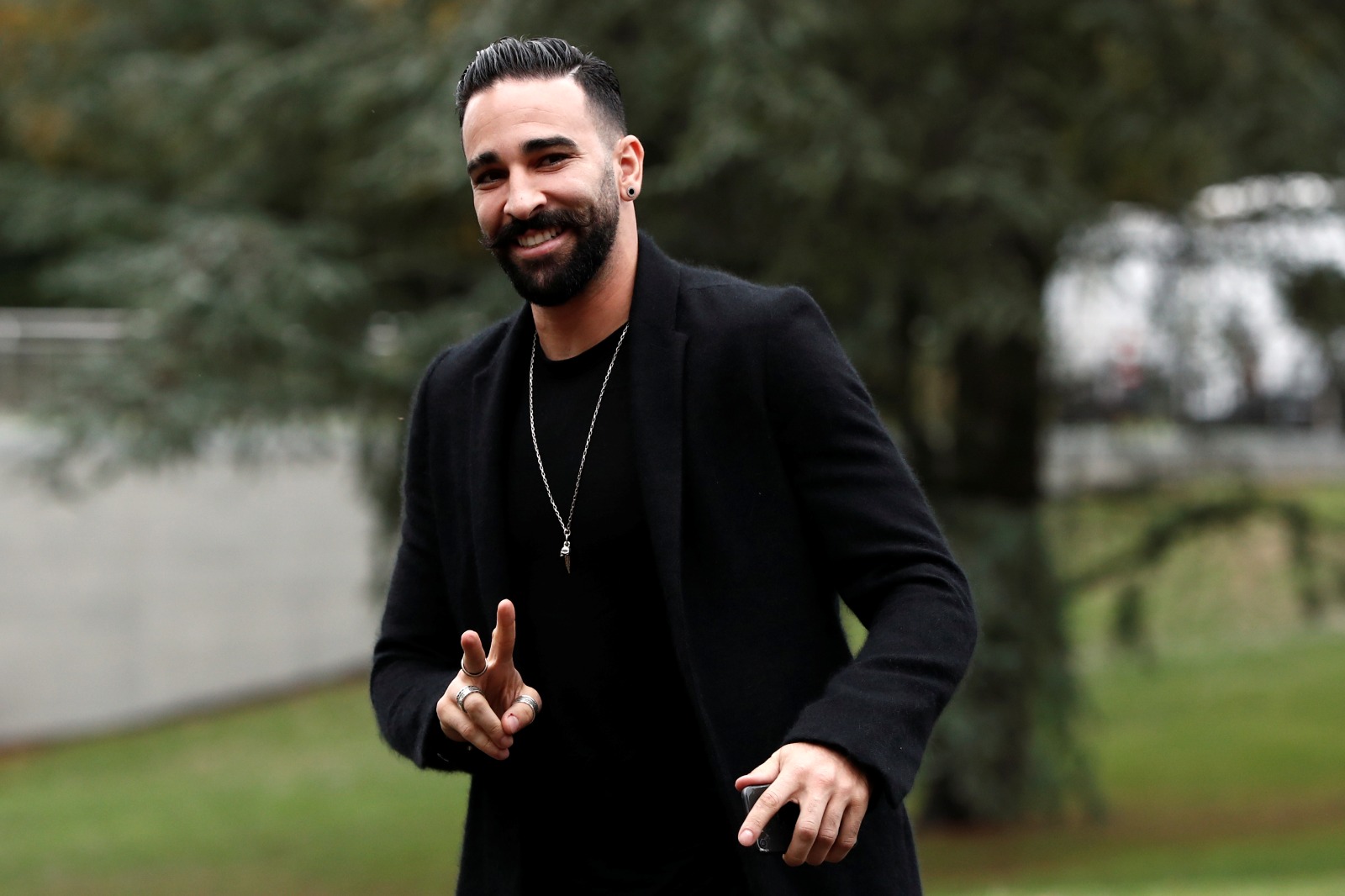 عادل رامي لاعب منتخب فرنسا السابق - 12 نوفمبر 2018