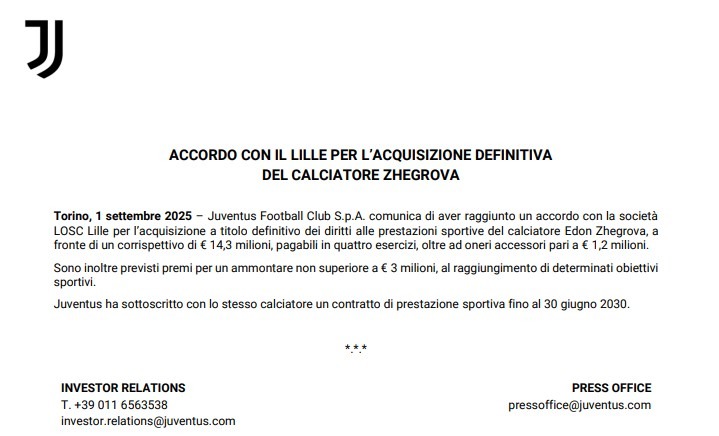 تفاصيل صفقة انتقال إيدون زيغروفا من ليل إلى يوفنتوس