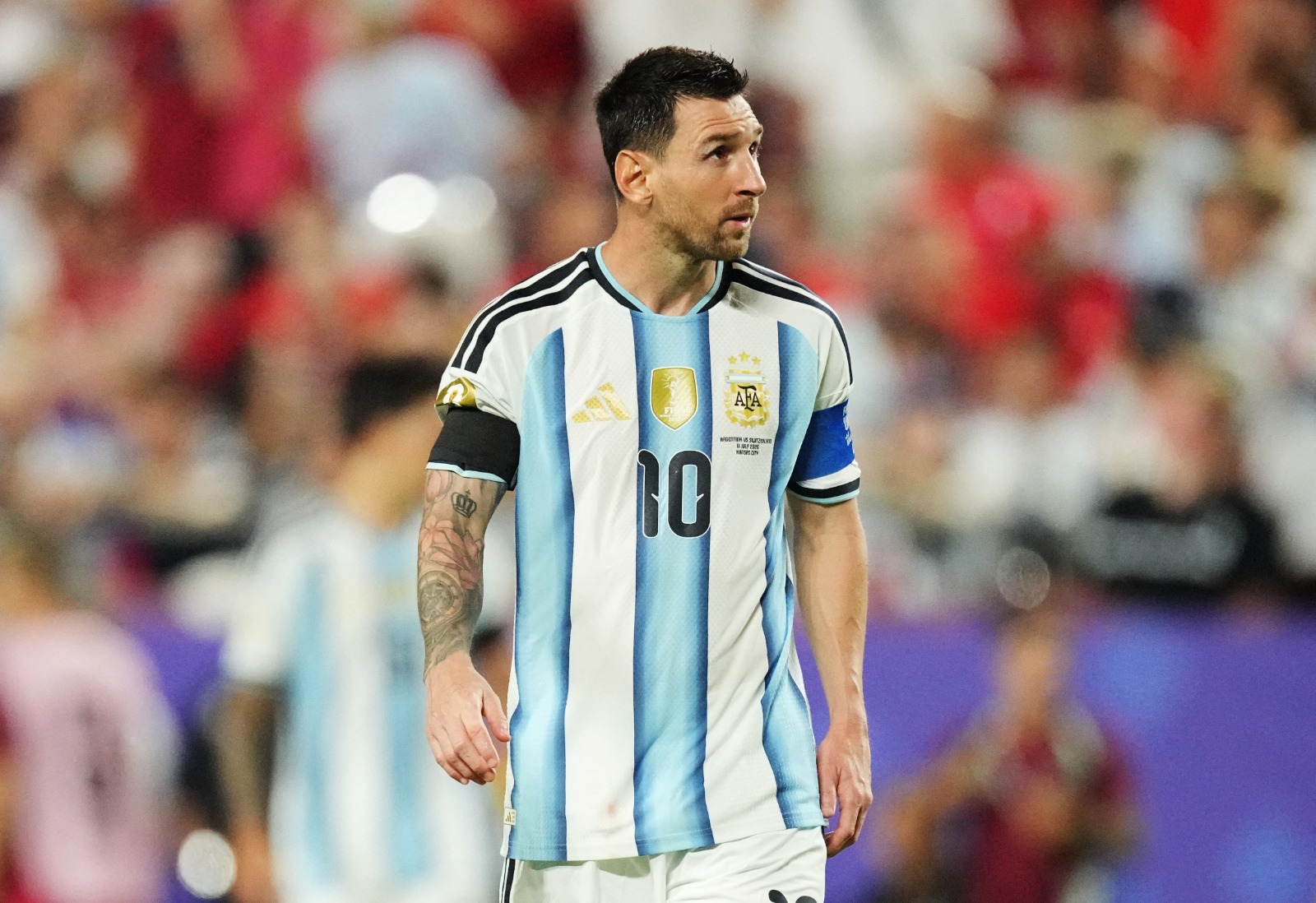 ليونيل ميسي خلال مباراة الأرجنتين وسويسرا بربع نهائي كأس العالم - 12 يوليو 2026